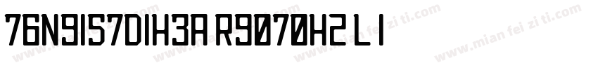 76N9i57DiH3A R9070H2习L-i字体转换